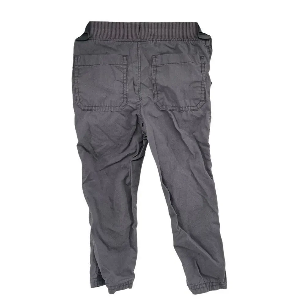 Carter’s Toddler Boys Gray Utility Jogger Pants 2T Cotton Pull On Casual Pants